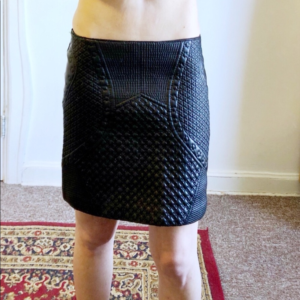 Vegan leather skirt from H&M